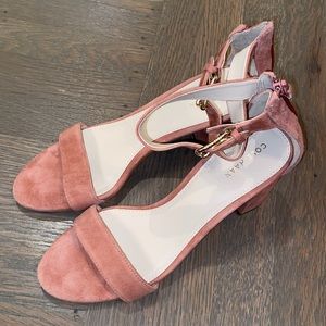 Cole Haan sandals pink suede size 7